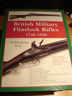 British Army Military Flintlock Rifles Muskets 1740 1840 Reference 
