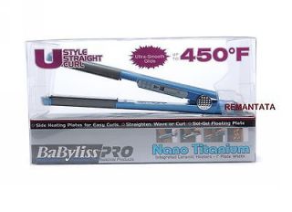   PRO Nano Titanium U Style Flat hair iron STRAIGHT CURL NIB#y65
