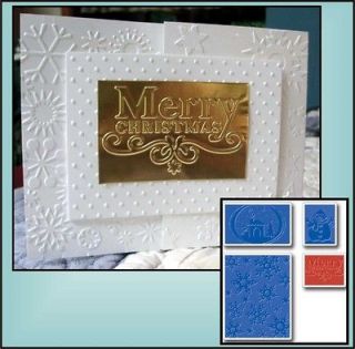 Newly listed Christmas 655841 Embossing Folders by Sizzix for All Die 