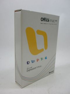 Microsoft Office 2008 MAC Special Media Edition Full Version Retail 