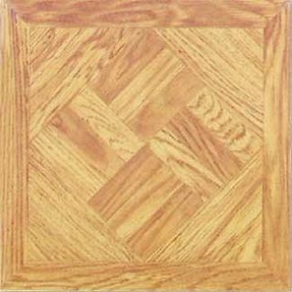 Wood Vinyl Floor Tile 40 Pcs Self Adhesive Flooring   Actual 12 x 12 