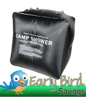 Outdoor Hiking Folding Solar Camp Shower Water Bathing Bag 40L 10 