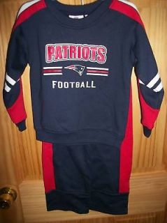   Patriots Outfit PAT 4T Sweatsuit SET Toddler Sweat Suit NFL Football