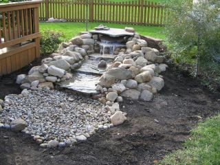   UPGRADED 1200 Waterfall Kit Pondless water feature 60 mil pond liner