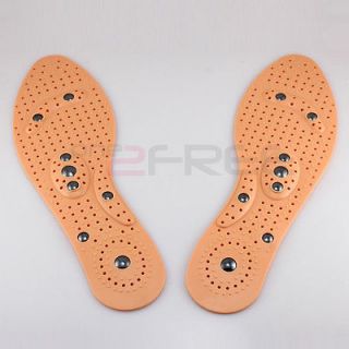   Shoe Gel Insoles Magnetic Massage Foot Health Care Pain Relief Therapy