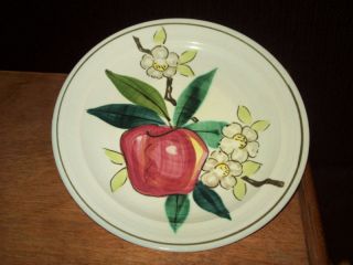 Vintage RedWing Red Wing RumRill Rum Rill Apple Saucer
