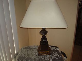 Frederick Cooper Bust Table Lamp Marble/Bronze/​Wood Vintage