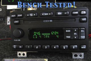 FORD LINCOLN 6 CD DISC CHANGER RADIO STEREO MUSTANG EXPEDITION 