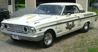 Ford : Other 2 DOOR 1964 FORD FAIRLANE 500 THUNDERBOLT SUPER CAR