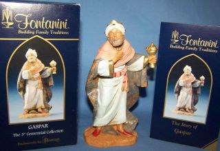 King Gaspar Fontanini Figurine by Roman 72187 Made in Italy NIB 3 