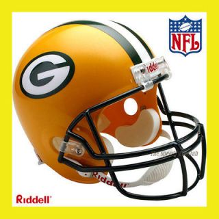   BAY PACKERS NFL DELUXE REPLICA FULL SIZE FOOTBALL HELMET by RIDDELL