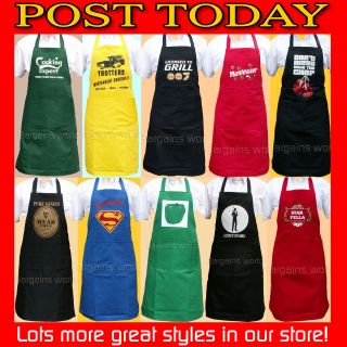 MENS WOMENS BBQ NOVELTY APRON. LOTS OF GREAT STYLES FANTASTIC GIFT