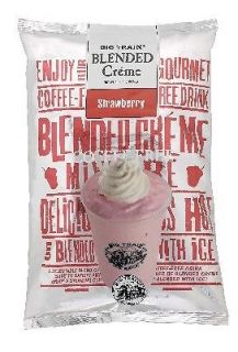 BIG TRAIN Strawberry Smoothie Mix, 3.5lb Bag