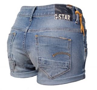 STAR RAW GS01 SHORTS CUFFED BUTTON FRONT NWT