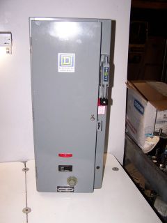 SQUARE D SIZE 2 FUSED COMBINATION STARTER 120 VAC COIL 25 HP 8536SD01