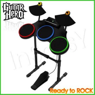 xbox 360 guitar hero drum set in Controllers & Attachments