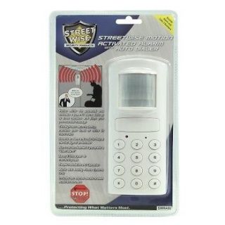 Motion Activated Alarm w/ Auto Dialer   Calls 3 Numbers   No Service 