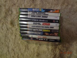 Original Xbox Games Lot of 10  One Brand new never opened