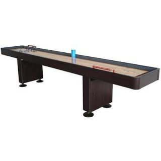   by Harvil 12 Shuffleboard Table   Walnut   Shuffle Board Game Court