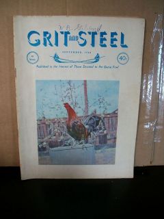 September 1963 Grit and Steel Gamefowl Magazine Good Condition