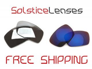   Lenses BLACK MIRROR & BLUE PURPLE for Oakley GASCAN Sunglasses