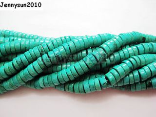 Natural Turquoise Gemstone Heishi Beads 16’‘ 2mm 3mm 4mm 6mm 8mm 