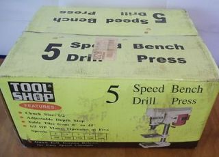 Speed Bench Top Drill Press New Tool shop 620 3100RPM 1/2 Chuck