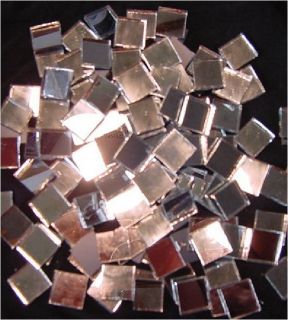 Thin Silver Mirror Mosaic Glass Tiles Squares Triangles Diamonds 
