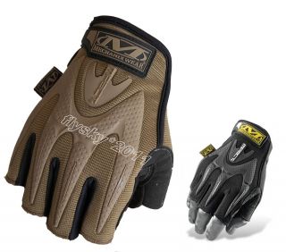 NEW Mechanix M Pact Gloves Fingerless Half Finger cycling glove S/M 
