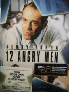 12 Angry Men DVD 2001 AFI Wide Screen Edition WS Henry Fonda Lee J 