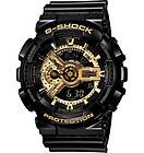 NEW CASIO G SHOCK BLACK RESIN GOLD DIAL LIMITED EDITION MENS WATCH 