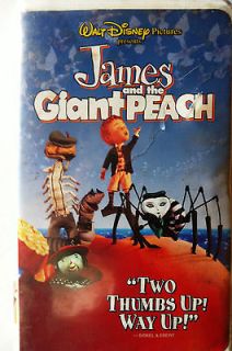   giant peach vhs 1996 time left $ 8 00 buy it now james and the giant