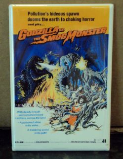 Godzilla vs. Smog Monster FRIDGE MAGNET movie poster mothra king kong 