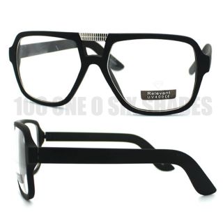   Aviator Eyeglasses Frame Clear Lens Nerd Glasses New (More Colors