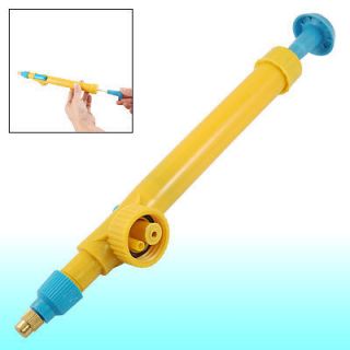 Adjustable Nozzle Garden Hand Pump Insect Pest Sprayer Yellow Blue