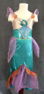   Ariel Disney costume dress the Little Mermaid girls water fins