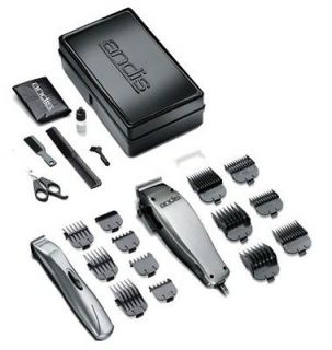 Andis Hair Beard Clipper Clippers & Trimmer Combo Pack Kit 23pc 