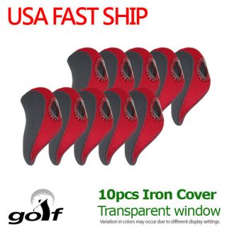 GOLF IRON COVER SETS Brand New Neoprene Golf Cover 10pcs CGR