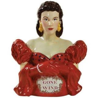 GONE WITH THE WIND SCARLETT IN RED DRESS COOKIE JAR WG BE