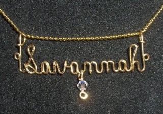 Any Name Designed** Personalized Name Necklace 14KT Gold Filled