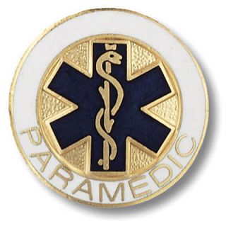 Paramedic Star of Life Emblem Insignia Medical Pin NWT