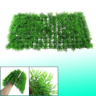 Green Plastic Grass Lawn Mat Turf Fish Tank Décor