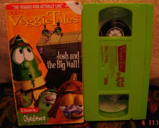 VeggieTales Josh and the Big Wall VHS CHRISTIAN~Vide​o We Ship 