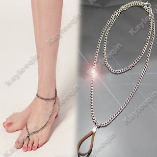 toe ring leather sandals