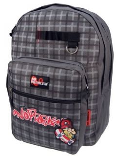  The Grid Backpack Rucksack Bag Hip hop Graffiti BIG School A4 NEW
