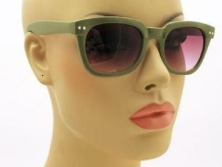 New Mens Designer Vintage Retro Style Green 50s Sunglasses Thick 