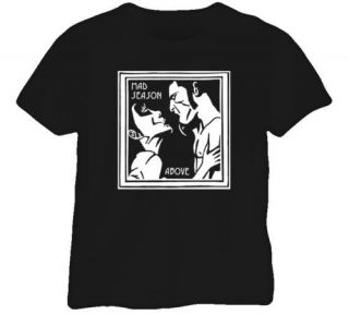 Mad Season Rock Band Above Grunge Cool Black T Shirt