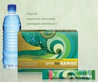 GREEN TEA HAWAII~WEIGHT LOSS~NONI~Pine​apple Strawberry~Lot of 3