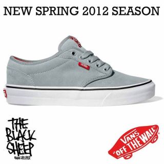 VANS OFF THE WALL ATWOOD MID GREY MENS LACE UP SHOES NEW 2012 SPRING 