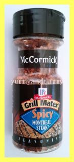 GRILL MATES SPICY MONTREAL STEAK SEASONING   FOR BBQ GRILLING 